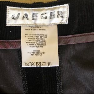NWT. Jaeger. Baby corduroy pants. Super soft. Eggplant Violet color.